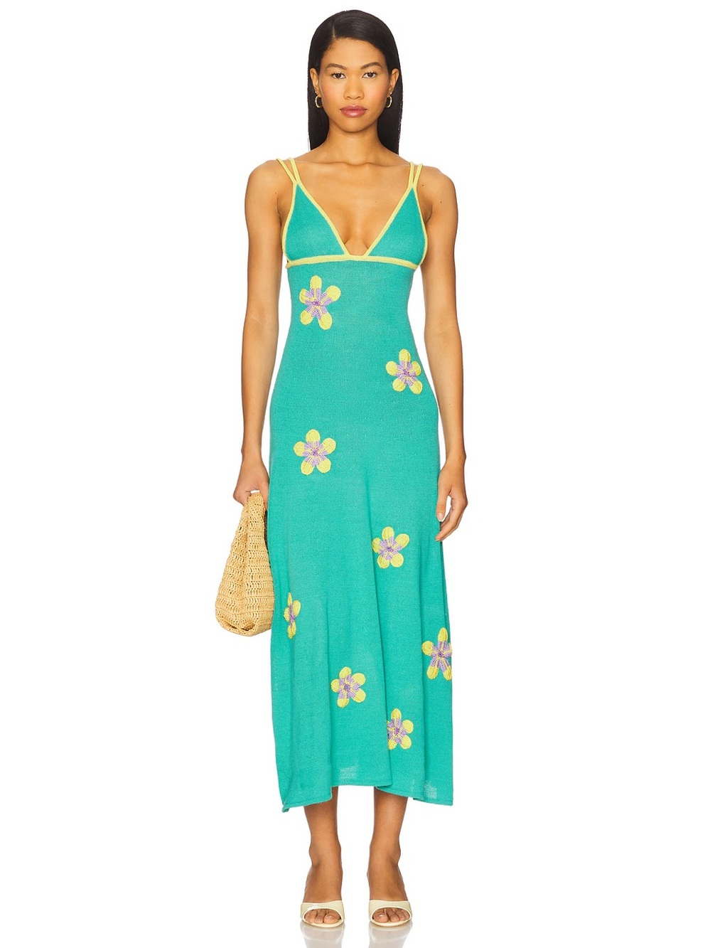 Revolve Capittana Carolina dress M/L perfect condition smoke pet free home